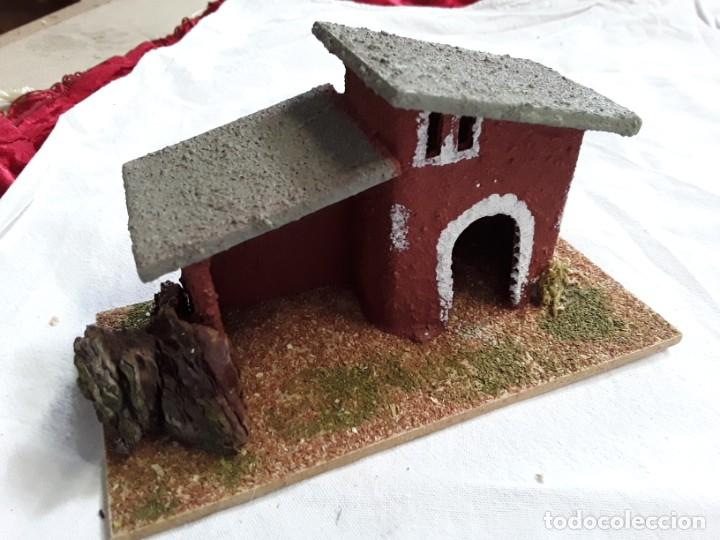 posada de corcho para belenes artesanal con tej - Buy Antique nativity  scenes and figures on todocoleccion