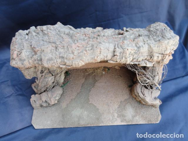 Figuras de Bel&eacute;n: PORTAL DE BELEN DE CORCHO. - Foto 2