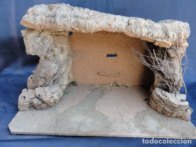 Figuras de Bel&eacute;n: PORTAL DE BELEN DE CORCHO. - Foto 7