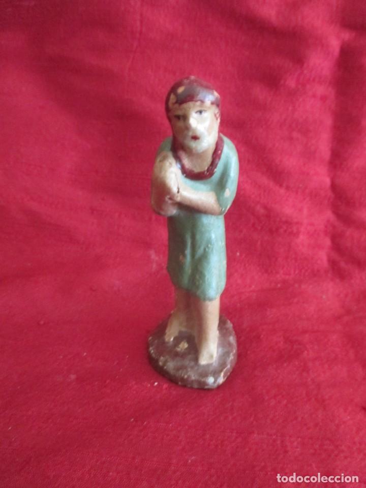 Figuras de Bel&eacute;n: PASTOR BARRO 8 X 3 CM - Foto 2