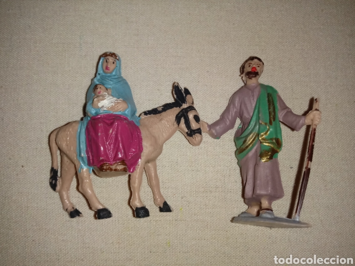 Figuras de belén. huida egipto plástico - Vendido en Venta Directa
