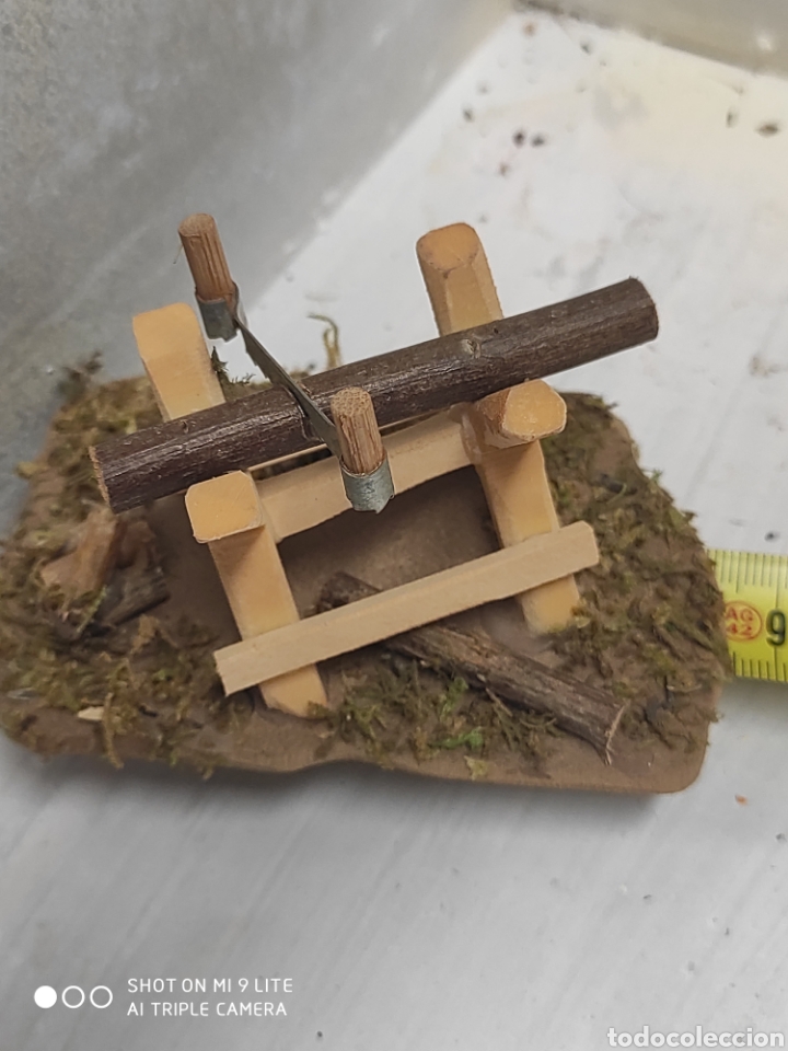 Figuras de Bel&eacute;n: Miniatura aserradero madera - Foto 1
