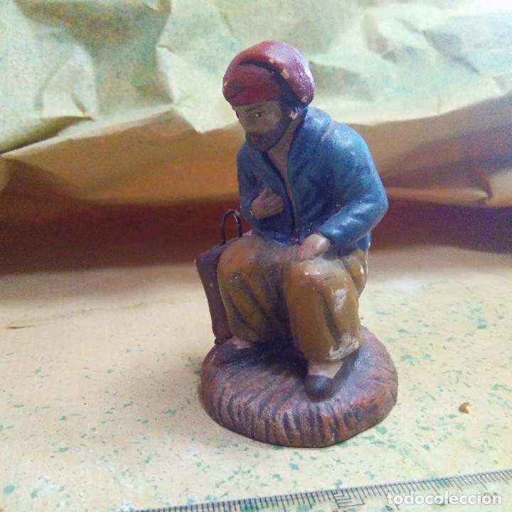 Figuras de Bel&eacute;n: FIGURAS DE BELEN - CAGANERO - BARRO - Foto 1
