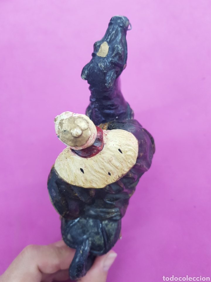 Figuras de Bel&eacute;n: Rey Mago a caballo antiguo - Foto 4