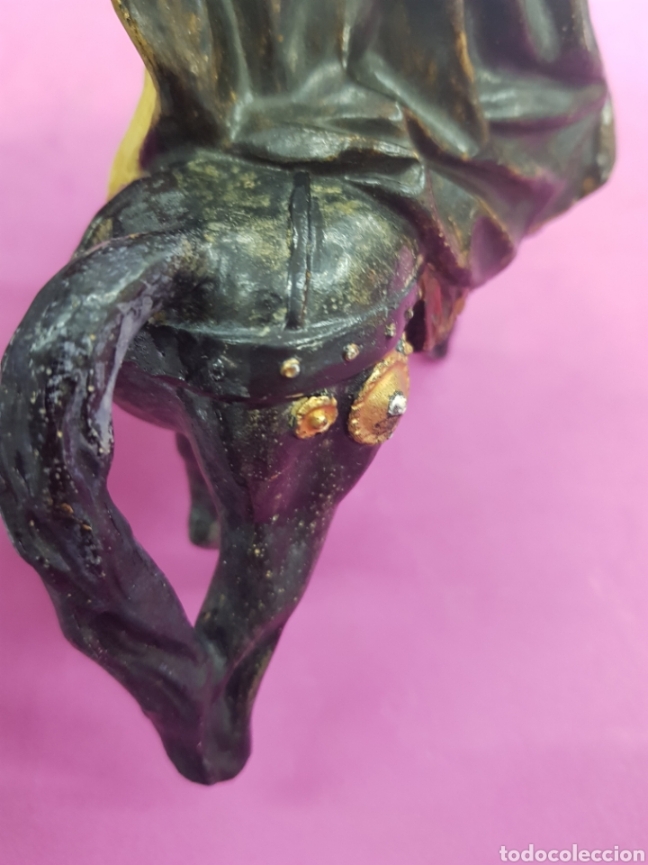 Figuras de Bel&eacute;n: Rey Mago a caballo antiguo - Foto 11