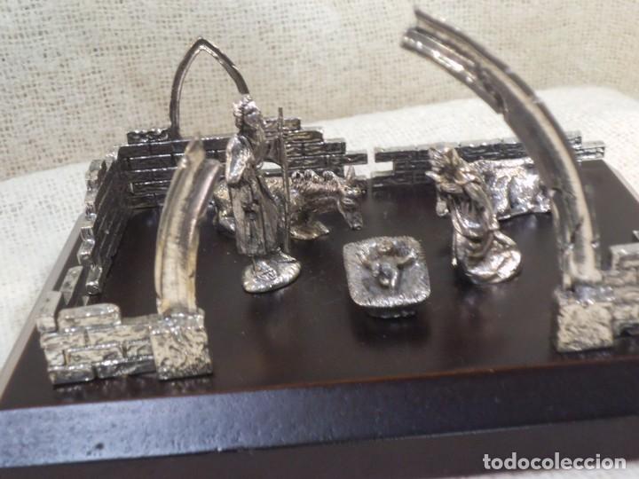 Figuras de Bel&eacute;n: NACIMIENTO - MINI - ( PLATEADO ) - Foto 1