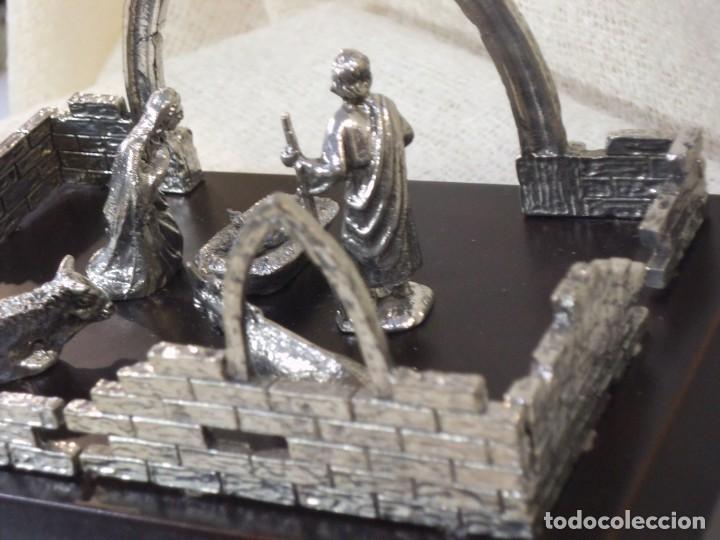 Figuras de Bel&eacute;n: NACIMIENTO - MINI - ( PLATEADO ) - Foto 6