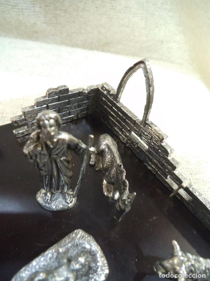 Figuras de Bel&eacute;n: NACIMIENTO - MINI - ( PLATEADO ) - Foto 8