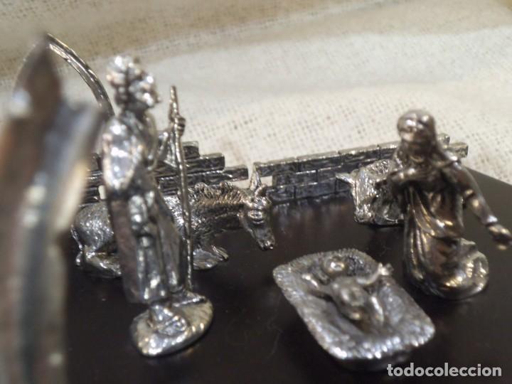Figuras de Bel&eacute;n: NACIMIENTO - MINI - ( PLATEADO ) - Foto 9