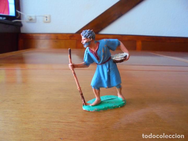 Figuras de Pres&eacute;pios: ANTIGUA FIGURA A&Ntilde;OS 60-70 DE UN PASTOR PARA EL BEL&Eacute;N