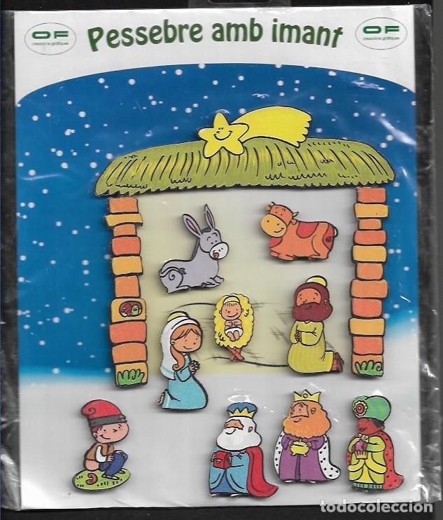 Figuras de Bel&eacute;n: BELEN PARA NEVERA - CON IMAN - NUEVO