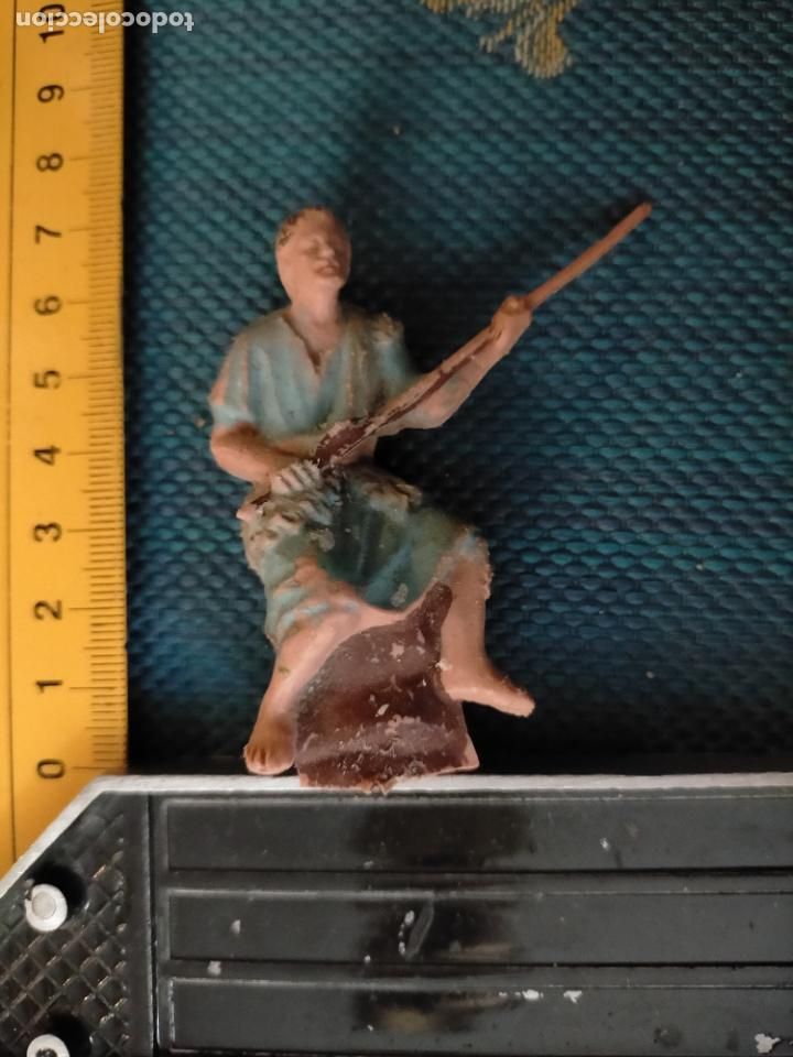 Figuras de Bel&eacute;n: antigua figura plastico duro para nacimiento portal de belen - ver medida en foto , oferta por lotes