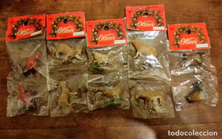 Figuren f&uuml;r Weihnachtskrippen: Animales de Juguetes Oliver .5 Blisters Nuevos