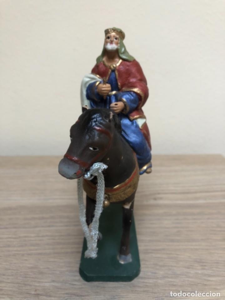 Figuras de Bel&eacute;n: REY MELCHOR A CABALLO - Foto 4