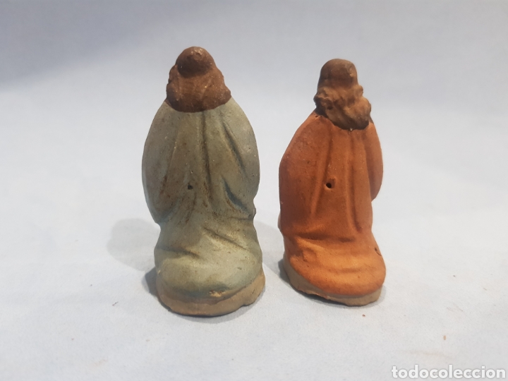Figuras de Belén: Nacimiento Murciana de barro.antiguo - Foto 7 - 244936295