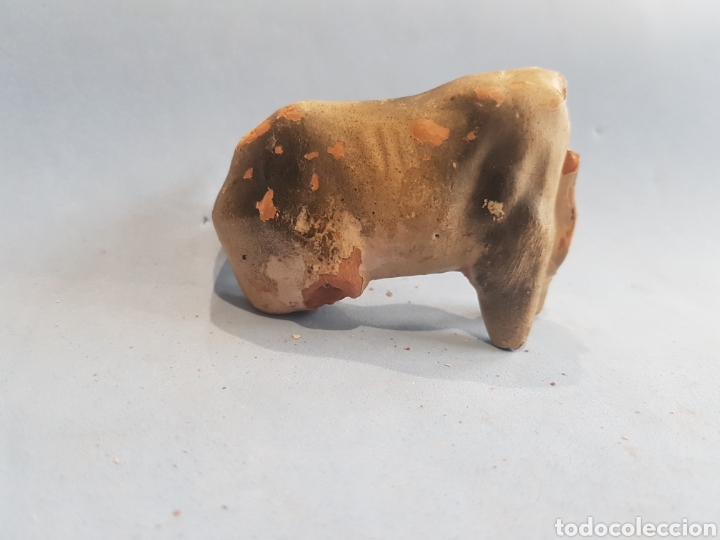 Figuras de Belén: Figura de Belen, vaca de barro antigua , para restaurar - Foto 4 - 252655655