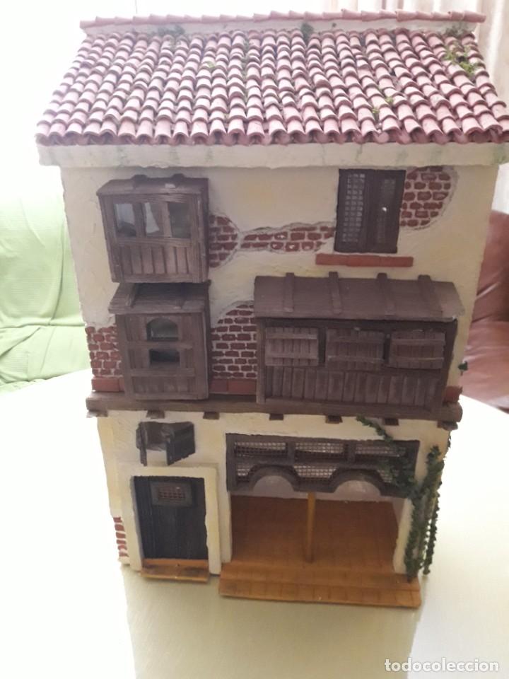 casa posada para belén realizada a mano en pore - Buy Antique nativity  scenes and figures on todocoleccion