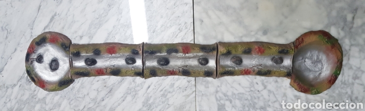 Statuine di Presepe: R&iacute;o de plastico de 5 tramos , a&ntilde;os 1970