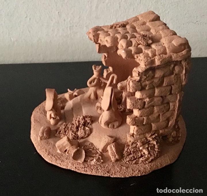 Statuine di Presepe: Peque&ntilde;o Nacimiento iartesano comprado en Italia