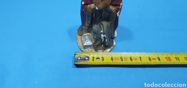 Figuras de Belén: FIGURA DE BELÉN - OFRENDA REY GASPAR - EN ESCAYOLA - 9 cm de alto - Foto 9 - 259781095