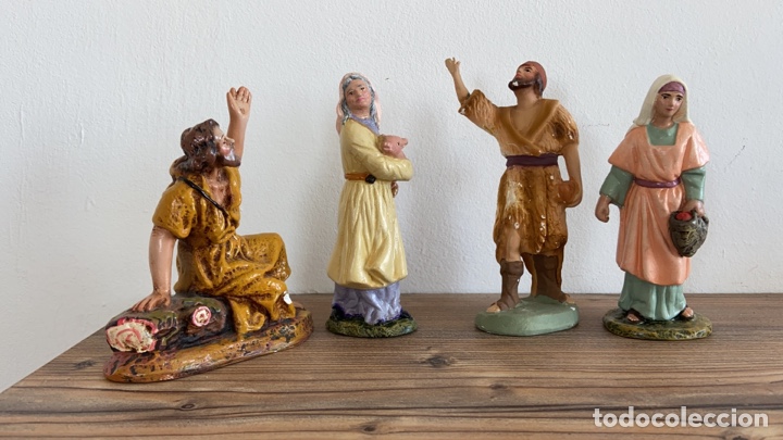 Figuren f&uuml;r Weihnachtskrippen: Conjunto de figuras de Bel&eacute;n, pesebre, nacimiento