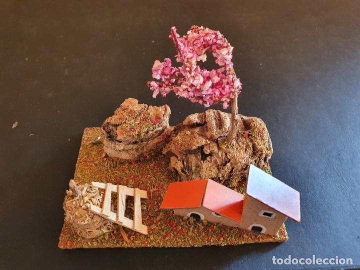 Figuras de Bel&eacute;n: Complemento para pesebre en corcho y madera - Foto 1