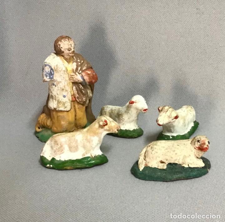 Figuras de Bel&eacute;n: ANTIGUO CONJUNTO DE PESEBRE - Foto 18