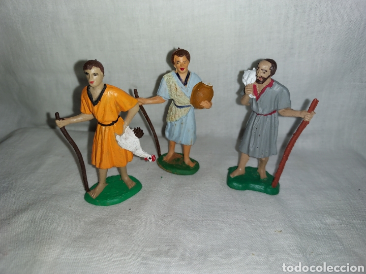 Figuras de Bel&eacute;n: 3 FIGURAS DE BELEN PLASTICO DURO - Foto 4