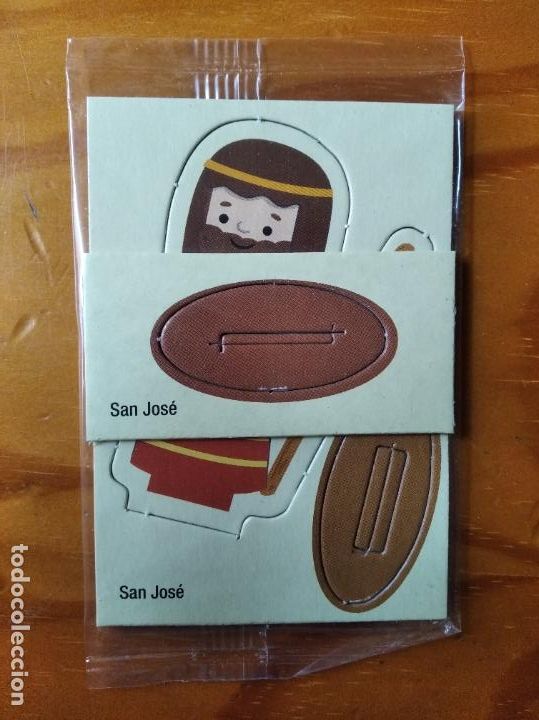 Figuras de Bel&eacute;n: SAN JOSE DEL BELEN - DECORACION DE NAVIDAD - 9CM. FIGURA NACIMIENTO DE CARTON. .