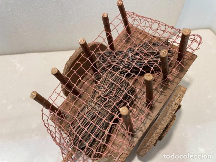 Figuras de Bel&eacute;n: Belen - Carro madera y corcho - Foto 3
