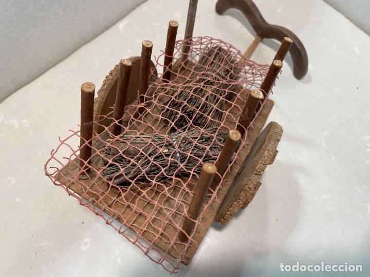 Figuras de Bel&eacute;n: Belen - Carro madera y corcho - Foto 5