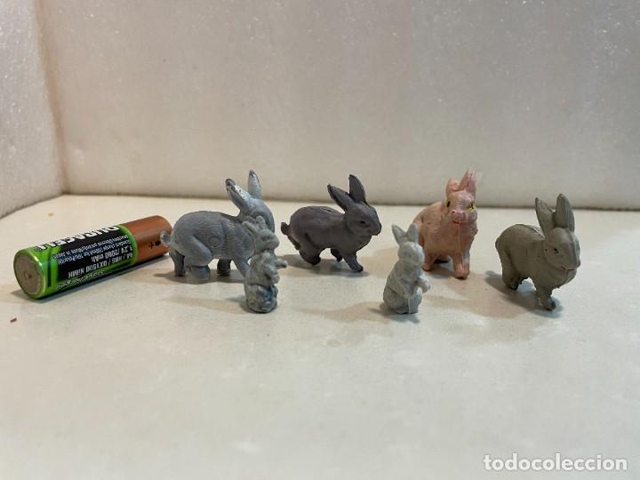 Figuras de Bel&eacute;n: Belen - Figuras conejos plastico - Foto 1