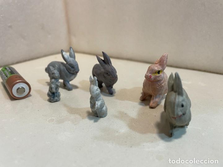 Figuras de Bel&eacute;n: Belen - Figuras conejos plastico - Foto 2
