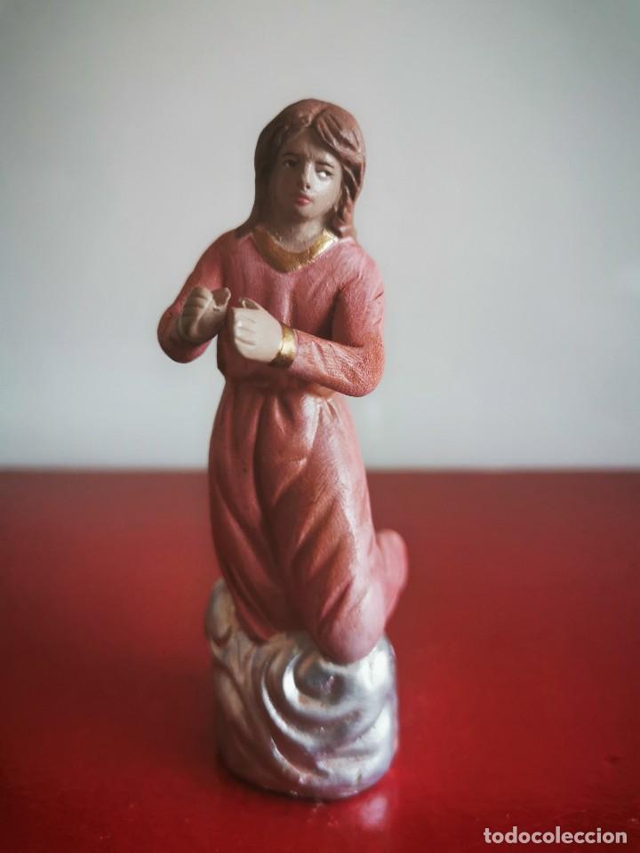 Figuras de Bel&eacute;n: Angel barro 10-12 cms - Foto 1