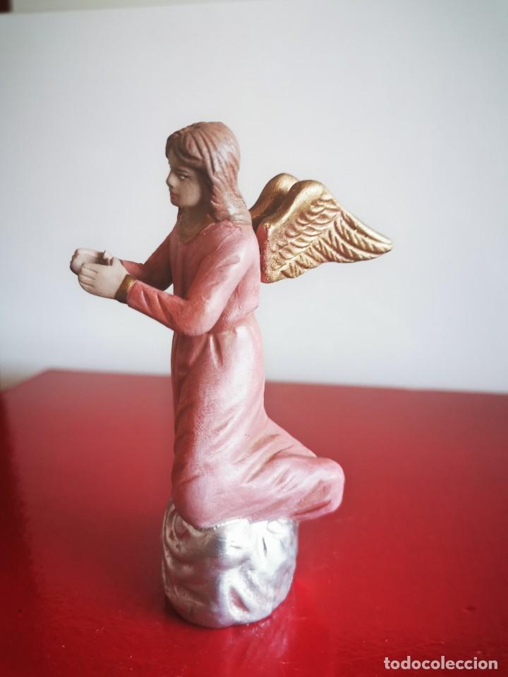 Figuras de Bel&eacute;n: Angel barro 10-12 cms - Foto 2