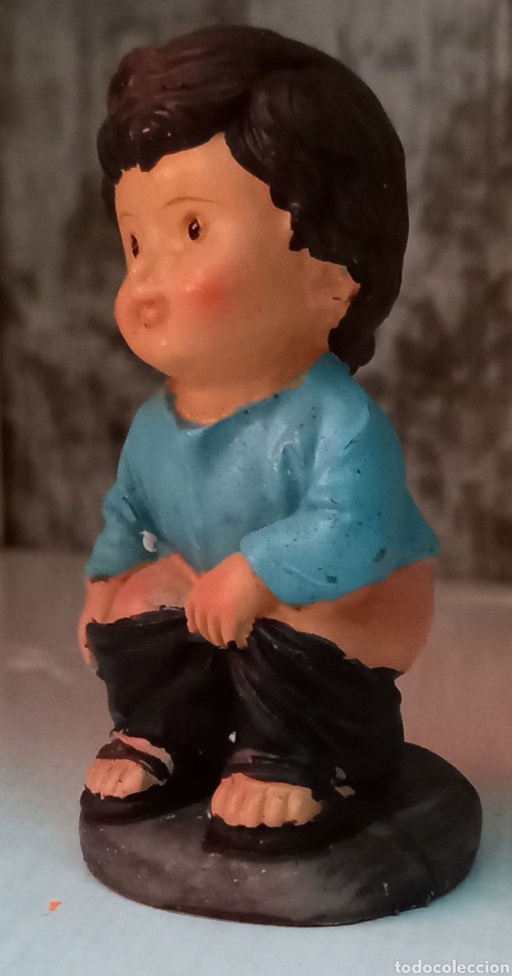 Figuras de Bel&eacute;n: CAGANER RESINA 7 CM NUEVO - Foto 1