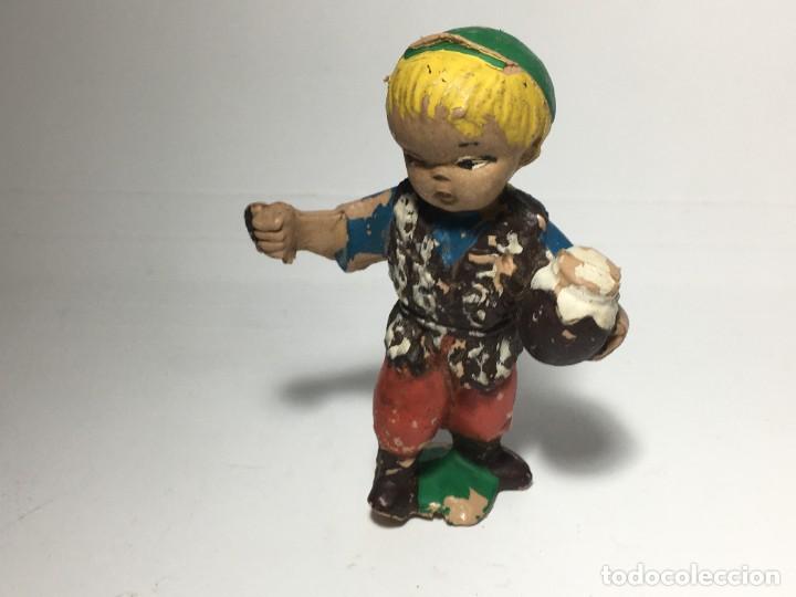 Figuras de Pres&eacute;pios: FIGURA DE BELEN CABEZONES PASTOR MIEL