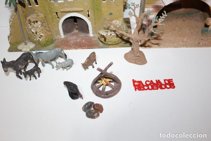 Figuras de Bel&eacute;n: CASTILLO - PORTAL DE BELEN - COMPLEMENTOS - A&Ntilde;OS 70 - Foto 4