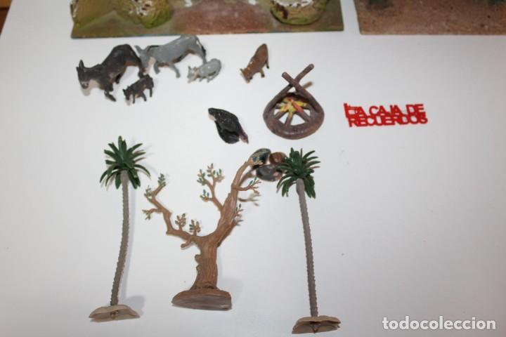 Figuras de Bel&eacute;n: CASTILLO - PORTAL DE BELEN - COMPLEMENTOS - A&Ntilde;OS 70 - Foto 5