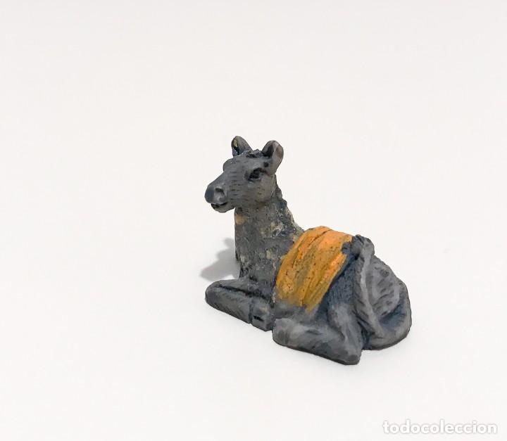 Figuras de Bel&eacute;n: FIGURA DE ROSCON DE REYES - BURRO - Foto 1