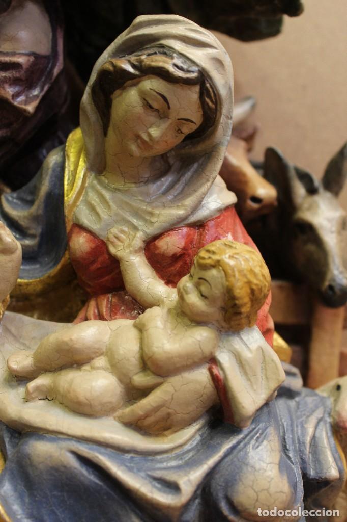 Figuras de Bel&eacute;n: Nacimiento artesanal de madera - Foto 3