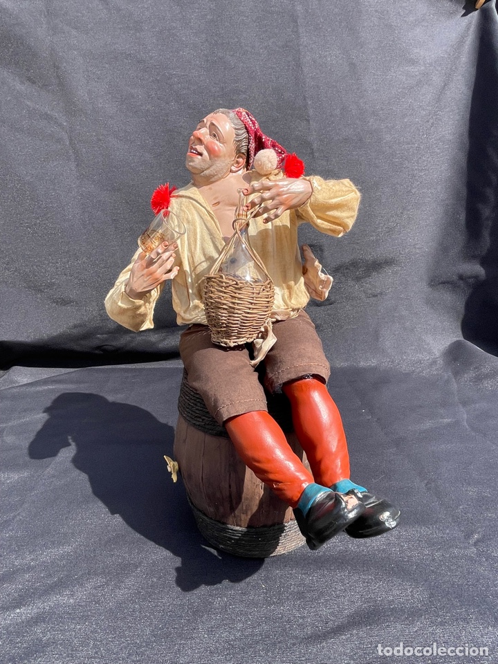 Figuras de Bel&eacute;n: Bebedor. Bel&eacute;n Napolitano - Foto 3