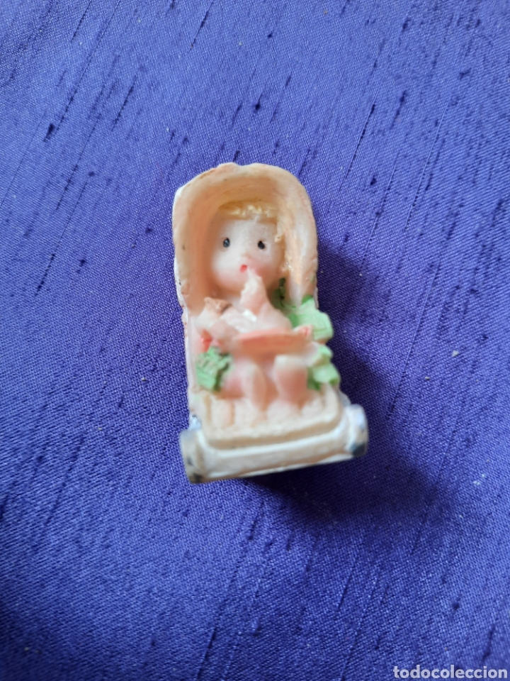 Figuras de Bel&eacute;n: Figura tipo rosc&oacute;n bebe con silla. - Foto 4