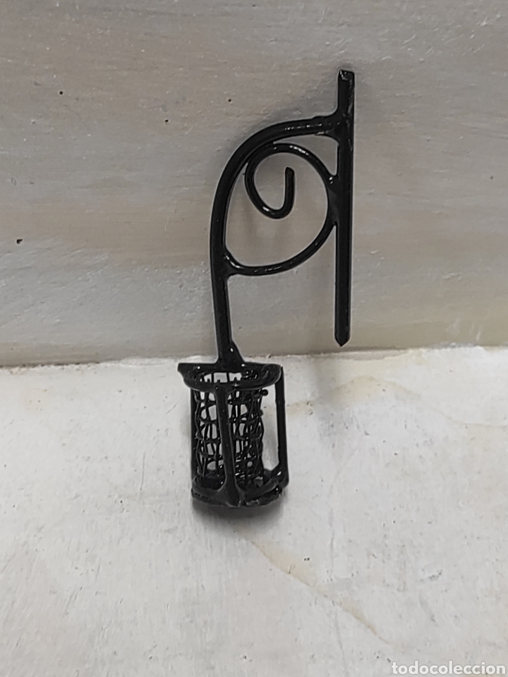 Figuras de Bel&eacute;n: MINIATURA FAROL METAL