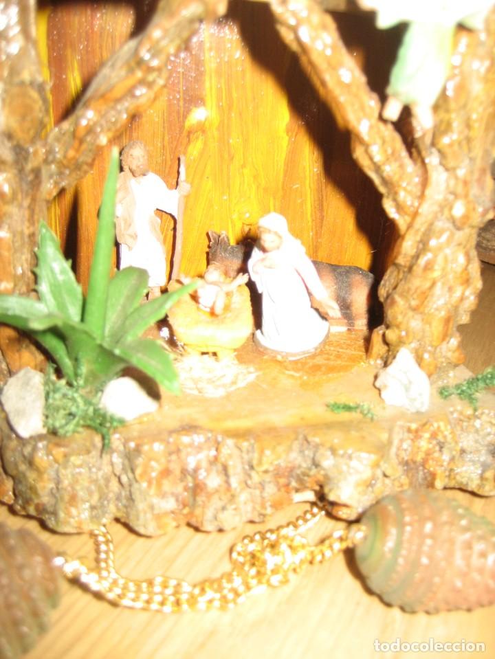 2 Pesebre Belen Nacimiento En Madera Diorama Comprar Figuras De Belén Antiguas Y De 