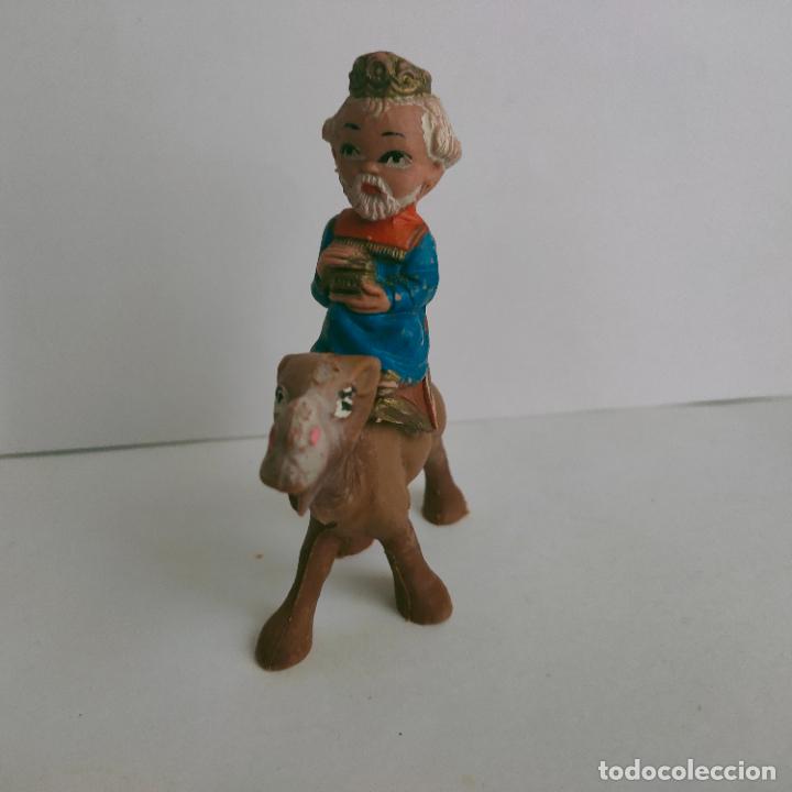 Figuras de Bel&eacute;n: Rey Mago de Los Cabezones de Pech - Foto 1