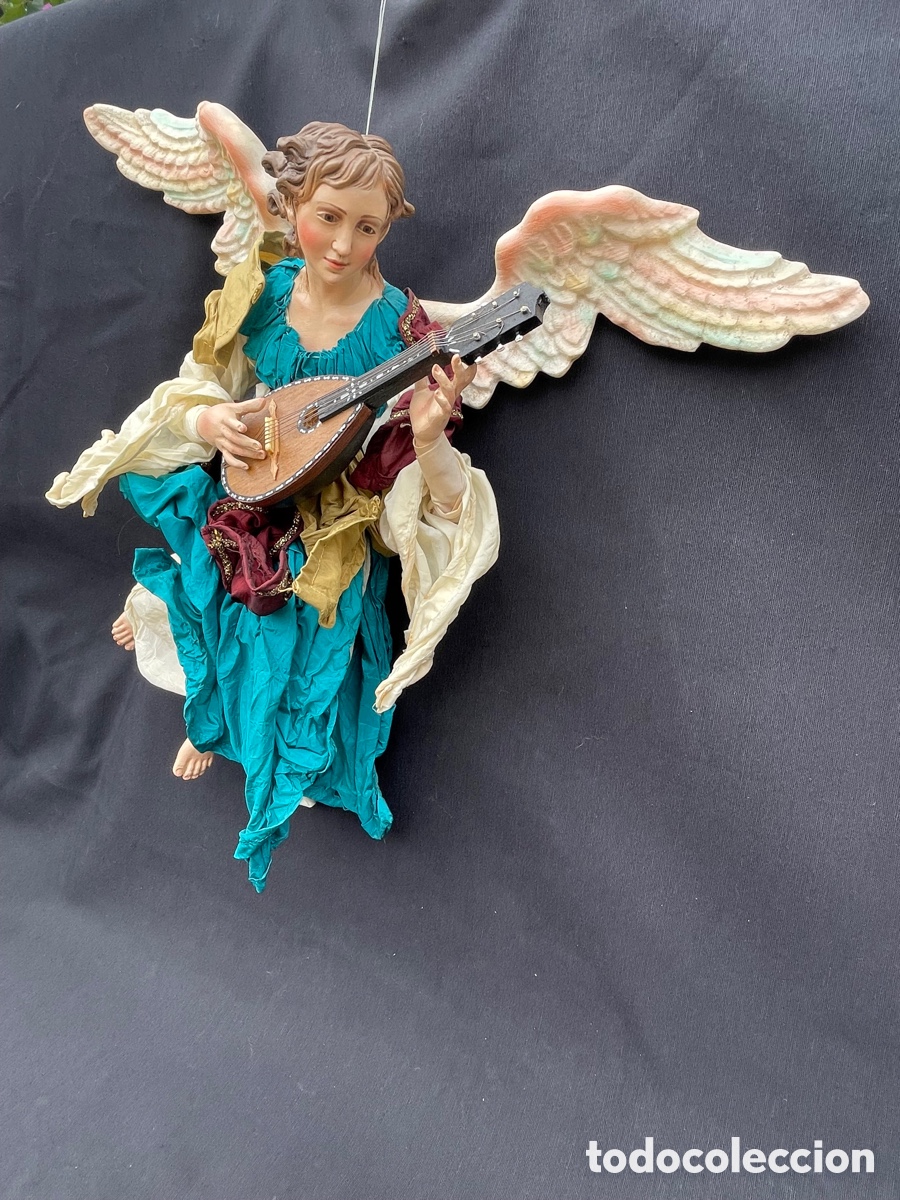 Figuras de Bel&eacute;n: &Aacute;NGEL. MADERA Y TERRACOTA. - Foto 3