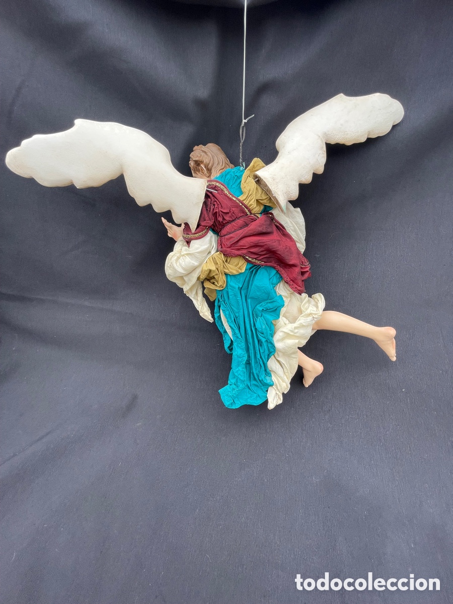Figuras de Bel&eacute;n: &Aacute;NGEL. MADERA Y TERRACOTA. - Foto 9