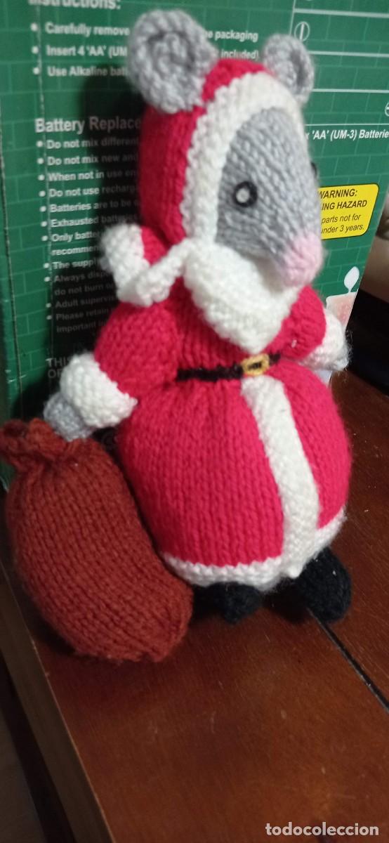 Figuras de Bel&eacute;n: RATITA NOEL DE GANCHILLO - Foto 1