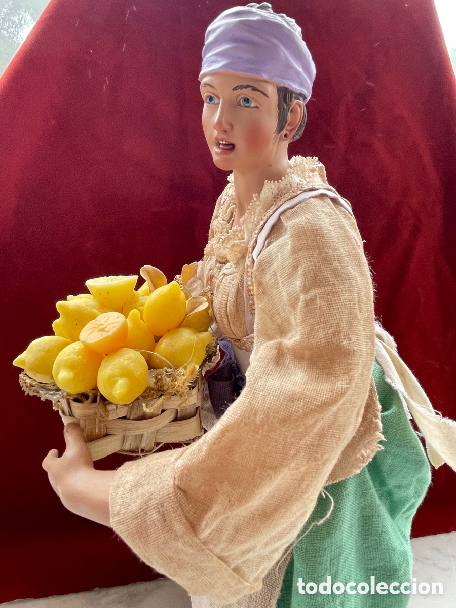 Figuras de Bel&eacute;n: VENDEDORA DE LIMONES - Foto 2